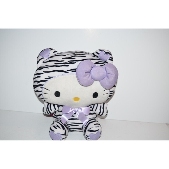 Hello Kitty Purple Zebra Costume Sanrio Plush 10" - Picture 2 of 5